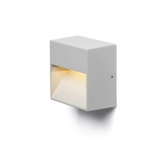 ITAKA nástěnná stříbrnošedá 230V LED 2W IP54 3000K RENDL R10379