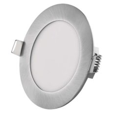 LED vestavné svítidlo NEXXO, kruhové, stříbrné, 7W, se změnou CCT EMOS ZD1223