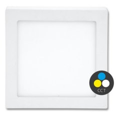 SMD panel přisaz.22,5x22,5cm,18W,CCT,IP4 ECOLITE LED-CSQ-CCT/18W/BI