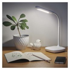 LED stolní lampa LILY, bílá EMOS Z7629W