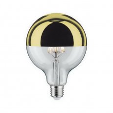 LED Globe 125 5W E27 230V Kopfspiegel Gold 2700K dimmbar PAULMANN 28548