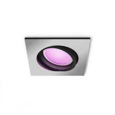 Philips Hue White and Color Ambiance Centura zápustný spot čtverec 350lm hliník