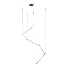 Závěsné svítidlo STICK SU LED D1400 48W 3000K BRASS REDO 01-2800