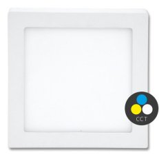 SMD panel přisaz.30x30cm,25W,CCT,IP44,22 ECOLITE LED-CSQ-CCT/25W/BI