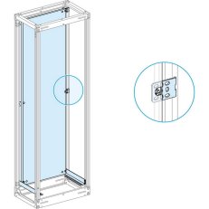 Montážní panel plný, 36M SCHNEIDER LVS03570