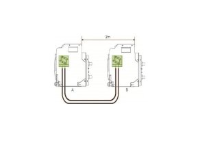 Mechanické blokování NOARK 112500 IPA 11F 2-2 EU pro velikost Ex9A16, pevné