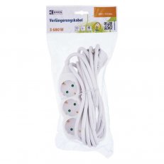 Prodlužovací kabel 5 m 3 zásuvky bílý PVC 1,5mm2 EMOS P0325R