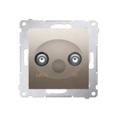 DAD1.01/44 Zásuvka TV-DATA, (strojek s k