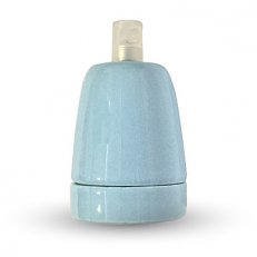 Porcelain Lamp Holder Fitting Blue,  VT-