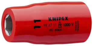 KNIPEX 984711 nástrčný klíč 1/2'' izolovaný do 1000V, velikost 11 KN 98 47 11