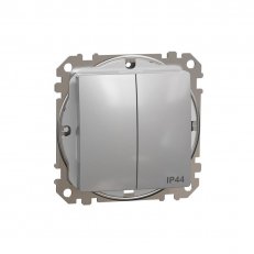 Sedna D/E Přepínač sériový řazení 5 IP44, Aluminium SCHNEIDER SDD213105