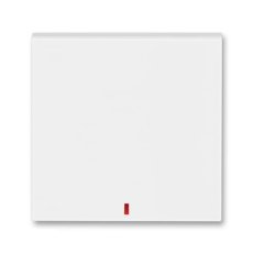 Kryt vypínače s červeným průzorem 3559H-A00655 01 bílá/ledová bílá Levit ABB