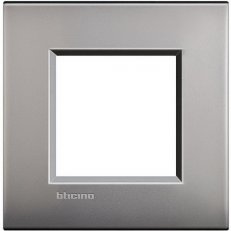 BTICINO LIVINGLIGHT RÁMEČEK AIR 2MODULOVÝ NIKL LNE4802NK