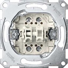 Merten Mechanismus dvojitého tlačítka 1/0+1/0, šroubový SCHNEIDER MTN3055-0000