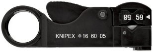 Odizolovací nástroj na koaxiální kabely 105 mm KNIPEX 16 60 05 SB