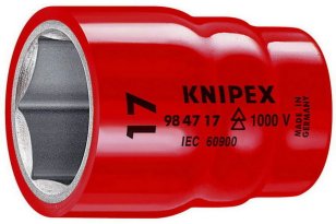 KNIPEX 984712 nástrčný klíč 1/2'' izolovaný do 1000V, velikost 12 KN 98 47 12