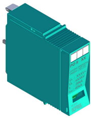 Přepěťová ochrana PO II 0 385V/40kA, C+D - náhradní modul KIWA PO II 0 385V/40kA