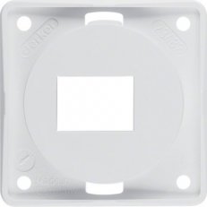 Nosná deska 1-násobná pro AMP Modular Jack Integro přístroj bílá lesk 945572509