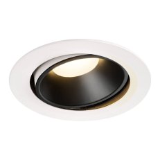 NUMINOS MOVE DL XL vnitřní LED zápustné stropní svítidlo bílá/černá 3000K 20°