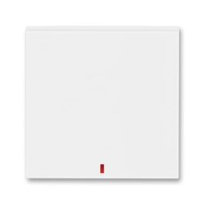 Kryt vypínače s červeným průzorem 3559H-A00655 03 bílá/bílá Levit ABB
