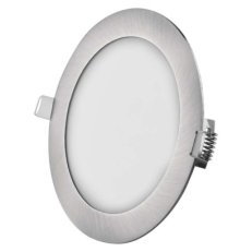 LED vestavné svítidlo NEXXO, kruhové, stříbrné, 12,5W, se změnou CCT EMOS ZD1233