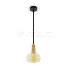 Závěsné svítidlo V-TAC Glass Amber 2200K d165 VT-7170