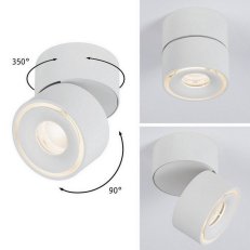 Přisazené svítidlo LED Spircle bílá mat 8,0W 3000K 36° PAULMANN 93373