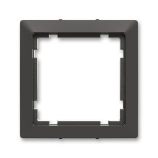 ABB Zoni Kryt pro přístroj osvětlení s LED nebo pro adaptér Profil45 matná černá