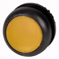 Eaton M22S-DL-Y Prosvětlená ovládací hlavice, bez aret, kroužek černý, žlutá
