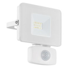 Venkovní reflektor FAEDO 3 LED 10W SENSOR bílá 10W IP44 EGLO 33156