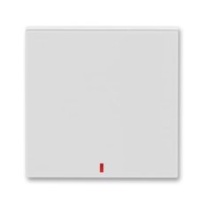 Kryt vypínače s červeným průzorem 3559H-A00655 16 šedá/bílá Levit ABB