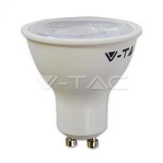 LED Spotlight - 8W GU10 SMD White Plasti