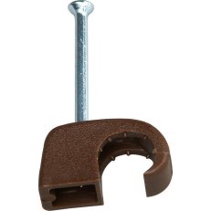 ISO příchytka s ocelovými hřebíky 30 mm, 50 ks hnědá, 7 - 11 mm  KOPP 342706082