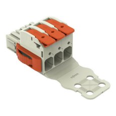 Pružinová svorka Páčka CAGE CLAMP sv.šedá 16mm2 3pól. WAGO 832-1103/313-000