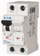 FAZ-C8/1N Jistič FAZ char C 1+N-pólový 8A 15kA (ČSN EN 60947-2) Eaton 278669