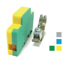 Distribuční blok DTB 35/2x16+2x6 žluto-zelený ELEKTRO BEČOV UB3510.24