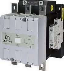 Motorový stykač ETI CEM150E.22-250V-50/60Hz, 3p, 3xNO+2x (1xNO+1xNC),225A/150A