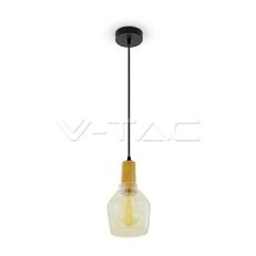 Závěsné svítidlo V-TAC Glass Amber 2200K d135 VT-7130