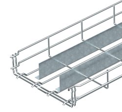 OBO GRM-2T 55 300 G Mřížový žlab GRM se 2 přepážkami 55x300x3000 Ocel