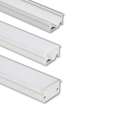 Vestavný hliníkový profil VA 30x14mm, matný dif, 2m MCLED ML-761.057.43.2