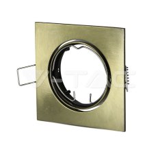 GU10 Fitting Square Movable Gold  , VT-7