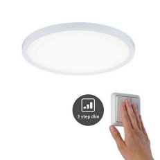 LED vestavné svítidlo Areo VariFit IP44 3-krok. stmív 230mm 16W 4000K bílá