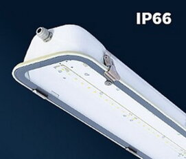 Plechové prachotěsné svítidlo SALUKA-LED-16700-258-4K-1F, IP66, 3x1,5 mm2