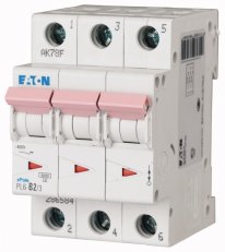 Jistič Eaton PL6-B2/3 (6kA) 2A 3-pólový 286584