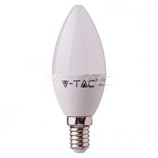 LED žárovka V-TAC 5.5W E14 Plastic Candle Warm White VT-226