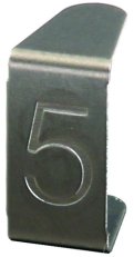 Štítek s číslem ''''5'''', NIRO DEHN 490005