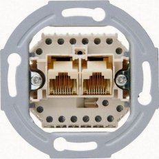 Datová zásuvka UAE 2 x 8 pol. (8/8), oddělená, patice pod omítku KOPP 33369402