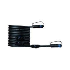 Plug & Shine kabel 5m 4 výstupy IP68 černá PAULMANN 94596