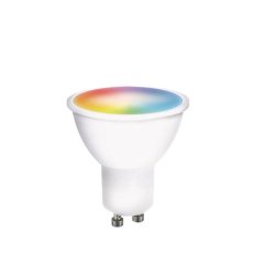 LED SMART WIFI žárovka, GU10, 5W, RGB, 425lm SOLIGHT WZ326