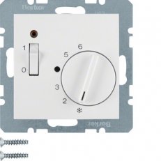 Termostat s rozpínacím kontaktem 24V AC/DC, S.1/B.x, bílá l. BERKER 20318989